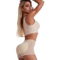 Miniatyrbillede 4 af 4: Butt Lifter Trusser Hofteforstærker Shapewear Mavekontrol Body S BEIGE L