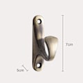 Miniatyrbild 4 av 5: 2pcs Curtain Hooks Simple Exquisite Small Multifunctional Home Curtain Holdbacks Drapery Tiebacks For Home Red Bronze