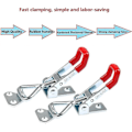 Miniatyrbild 1 av 3: 4 Pcs Metal Toggle Latch Retention Capacity, Adjustable Carpenter Clamps Compatible With Fastening And Tightening