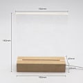 Miniatyrbild 4 av 4: Led Acrylic Diy Message Night Light Desktop Luminous Memo Note Board trichromatic light