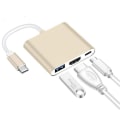 Pikkukuva 1 / 3: 3-in-1 Adapteri USB Type C Hub USB-C Telakka