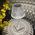 Miniatyrbillede 3 af 4: Diamantkrystal Bordlampe Soveværelse Sengelampe Suspenderet Linje Atmosfære Lampe RGB 16color 12hours