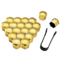 Miniatyrbilde 3 av 3: Hjulmutterbolt, Hodebeskyttelse/hette gold 21mm