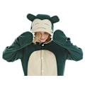Miniatyrbillede 3 af 4: Snorlax Cosplay Hjemmedragt i Én Del, Høj Kvalitet XL