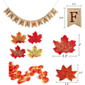 Miniatyrbillede 3 af 4: Efterår Græskar Sækkelærred Banner Efterår Sækkelærred Banner Buffalo Plaid Græskar Krans Thanksgiving Høst