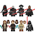 Miniatyrbillede 1 af 5: 8 stk. Star Wars Darth Maul Darth Vader Børne Samlelegetøj Byggeklods Figur