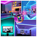 Miniatyrbild 3 av 5: Tooth Led Strips 15 Meters - Rgb Lighting With Remote Control Smd 5050 Color Adjustment 5M