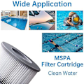 Miniatyrbillede 2 af 5: Whirlpool Erstatningsfilter til Mspa Filterpatron Vandfilter