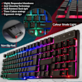 Miniatyrbild 3 av 5: Gaming Keyboard Usb Rgb Wired Rainbow Keyboard, Specially Designed For Gamers