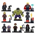 8 Pcs Avengers Superheroes Hulk Mini Building Blocks Toys-1
