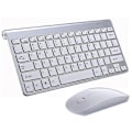 Miniatyrbild 1 av 2: 2.4g Wireless Keyboard And Mouse Portable Mini Keyboard And Mouse Combo Set Suitable For Notebook white