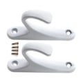 Miniatyrbild 1 av 5: 2pcs Curtain Hooks Simple Exquisite Small Multifunctional Home Curtain Holdbacks Drapery Tiebacks For Home White
