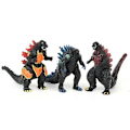Miniatyrbild 4 av 4: Godzilla 2 King of the Monster Shin Kaiju Gigan Ghidorah 10pc Toy Figures Sets B