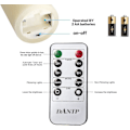 Miniatyrbild 2 av 4: Led Flameless Candle With Embedded Light Chain, 3-part Led Candle With Remote Control