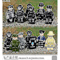 Miniatyrbild 2 av 4: 12pcs Special Police Minifigure Building Block Doll Small Particle Assembled Doll Toy