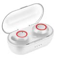 Miniatyrbilde 4 av 4: Trådløse Bluetooth-kompatible 5.0 Touch Control Øretelefoner med Mikrofon og Ladeboks A
