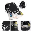 Miniatyrbild 2 av 4: Marshmello Backpack Usb Rechargeable Backpack Large Capacity Student School Bag Color-3