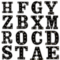 Miniatyrbillede 3 af 4: Nydesignet LED Bogstav Lys 26 Alfabet Sorte Dekorative Marquee Lamper Til Bryllupsfest I