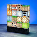 Miniatyrbillede 3 af 4: 16 stk. Minecraft Byggeklods Lampe Skrivebordslampe Sammenføjningslampe DIY Perfekt Kvalitet
