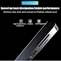 Miniatyrbild 2 av 4: 6 In 1 Usb C To Usb 3.0 Hdmi-compatible Dock