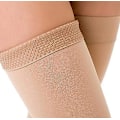 Miniatyrbild 3 av 4: Thigh High Compression Stocking Footless, 20-30mmhg Compression Socks With Silicon 20 30mmhg Footless Beige Medium