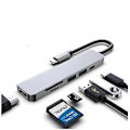 Miniatyrbild 1 av 4: 6 In 1 Usb C To Usb 3.0 Hdmi-compatible Dock