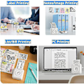 Miniatyrbild 5 av 5: Mini Printer, Wireless Thermal Label Printer, Sticky Note Receipt, Suitable For Android Ios Smart Phone Windows, With 6+1 Printing Paper Roll white