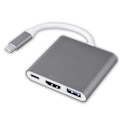 Miniatyrbilde 1 av 3: 3 i 1 Adapter USB Type C Hub USB-C Dock