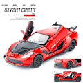 Pikkukuva 3 / 5: 1:32 Corvette Leluauto Metallinen Lelu Valettu & Leluajoneuvot Automalli Red