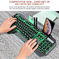 Miniatyrbild 3 av 5: Desktop Laptop Mechanical Keyboard Rgb Led Backlight Plug And Play Ergonomic Design Waterproof Gaming Keyboard Rgb Backlight Black