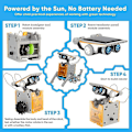 Miniatyrbillede 3 af 5: Fong Stem 12-i-1 Uddannelsesmæssige Solar Robot Legetøj - 190 Dele DIY Bygge Videnskabeligt Eksperimentsæt Til Børn I Alderen 8-10 År Og O
