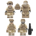 Miniatyrbild 3 av 4: Seals Minifigures With Weapons And Inserted Building Blocks Toy 12pcs