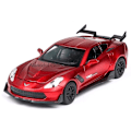 Pikkukuva 2 / 5: 1:32 Corvette Leluauto Metallinen Lelu Valettu & Leluajoneuvot Automalli Red