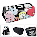Miniatyrbild 1 av 2: Bts Children Double-layer Pencil Case Large Capacity color-1