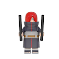 Pikkukuva 4 / 4: Palapeli Kokoamislelut Lasten Naruto-sarja Xiaonan Uchiha Itachi Rakennuspalikat Taistelu Minifiguuri
