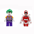 Miniatyrbild 4 av 4: Clown Batman Calendar Man Robin Superhero Minifigures Building Blocks Assembled Educational Toys8pcs