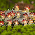 Miniatyrbild 1 av 4: Mushroom Decoration Led String Lights 10 Feet 30 Led Battery-powered Waterp