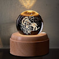 Miniatyrbild 3 av 4: Music Box 3d Crystal Music Boxes , Luminous Rotating Ball Musical Box Dimmable style 4