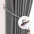 Miniatyrbild 4 av 5: 2pcs Curtain Hooks Simple Exquisite Small Multifunctional Home Curtain Holdbacks Drapery Tiebacks For Home Green Bronze