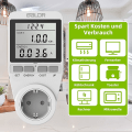 Miniatyrbild 5 av 5: Electricity Meter 3680w, Electricity Meter For Socket, Energy Cost Meter With Large Lcd Screen And Maximum Overload Protection, Electricity Meter For
