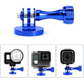 Miniatyrbillede 4 af 5: Tripod Adapter Aluminium, Gevindmonteringsadapter til Actionkameraer Blå