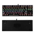 Miniatyrbild 2 av 2: Qwert 87-key Usb Wired Mechanical Keyboard High-quality Professional And Easy-to-use (black) black