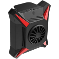 Miniatyrbild 3 av 4: Mobile Phone Cooling Stand Cooler Small Plastic Mute Smartphone Radiator Phone Cooling Fan Case For Game