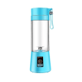Miniatyrbilde 1 av 4: Mini elektrisk husholdningsjuicer, liten frukt- og grønnsaksjuicer med lading, bærbar Blue