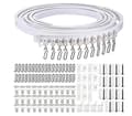 5 Meters Bendable Ceiling Curved Curtain Track Flexible Ceiling Curtain High Quality