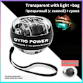 Pikkukuva 1 / 4: Rannekehyvä Itsekäynnistyvä Gyroskooppi Powerball Gyro Power Käsipallo Lihas Trans light bag