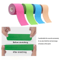Miniatyrbillede 3 af 4: 2,5 cm*5 m Kinesiologi Tape Til Ansigts V-Linje Hals Øjne Løft Rynke Fjernelse Klistermærke Tape Ansigtspleje Værktøj Bandagem Elastica Yellow