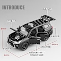 Pikkukuva 2 / 5: 1:32 Leluauto Erinomainen Laatu Lx570 Maastoauto Metalliauto Lelu Seosauto white