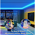 Miniatyrbild 2 av 5: Led Strip Lights 20m Ultra-long Led Lights Strip Music Sync, App Control With Remote, Led Rgb Led Lights For Bedroom, Diy Color Options Led Tape Light RGB 24V US