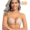 Miniatyrbild 1 av 5: Adhesive Bra Strapless Sticky Invisible Push Up Silicone Bra SKIN F